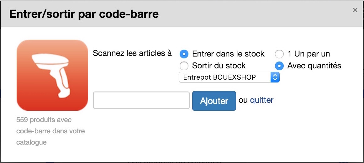 Faites Vos Entrees Sorties De Stock Par Code Barre